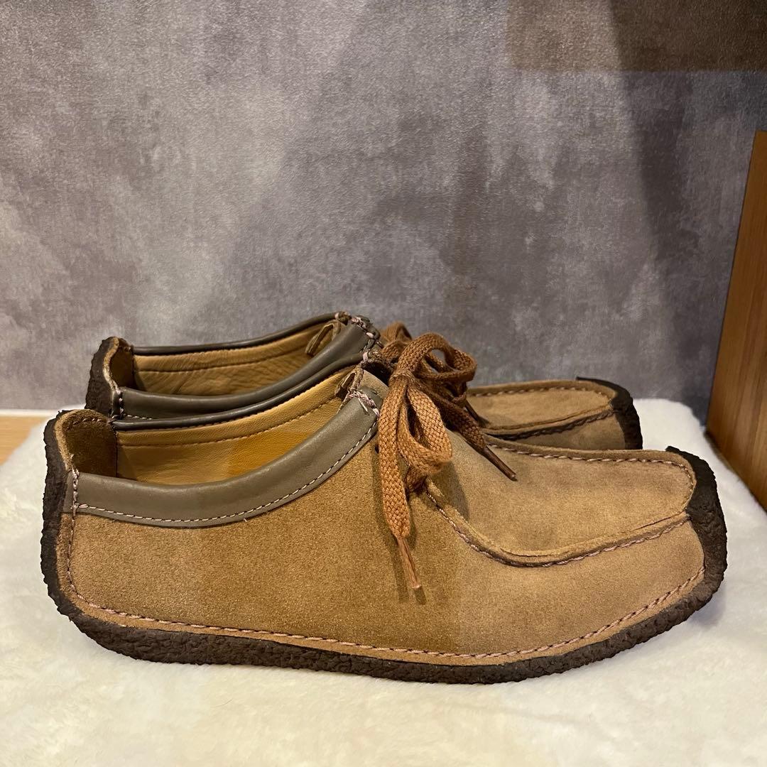 美品✨クラークス ナタリー オークウッド スエード 茶　モカシン 23.5cm