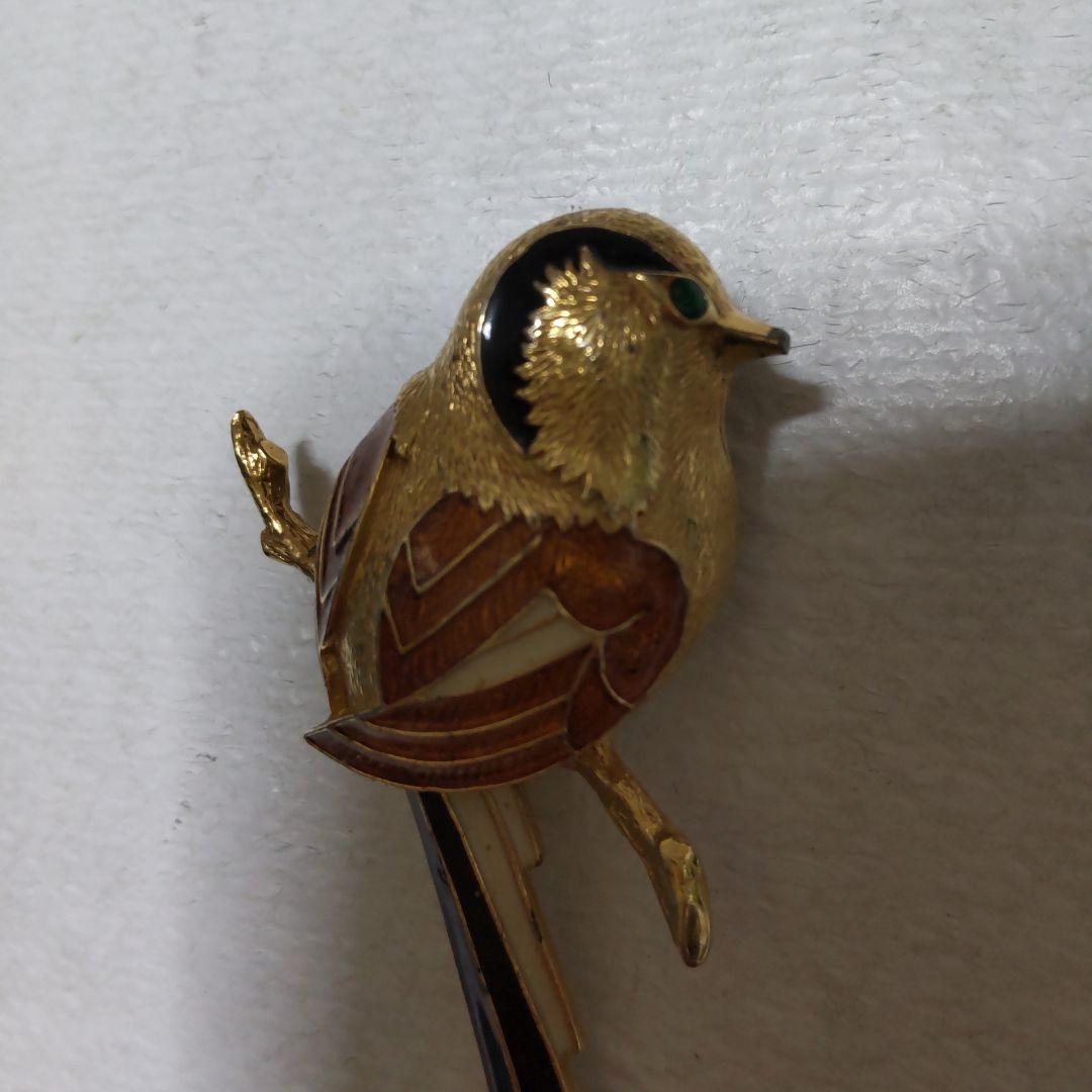 DORLANヴィンテージ鳥のブローチ - メルカリ