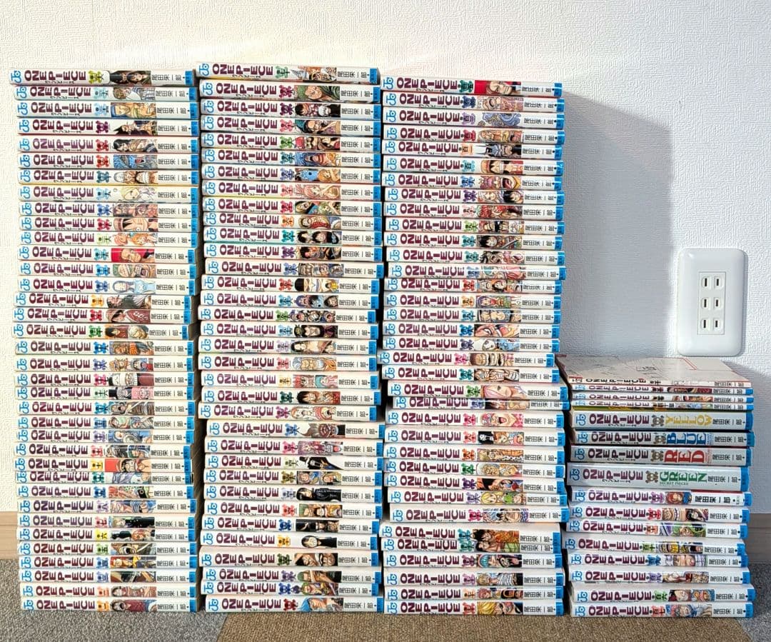 最新刊113巻まで】ONE PIECE 全巻セット＋特典本8冊 - メルカリ
