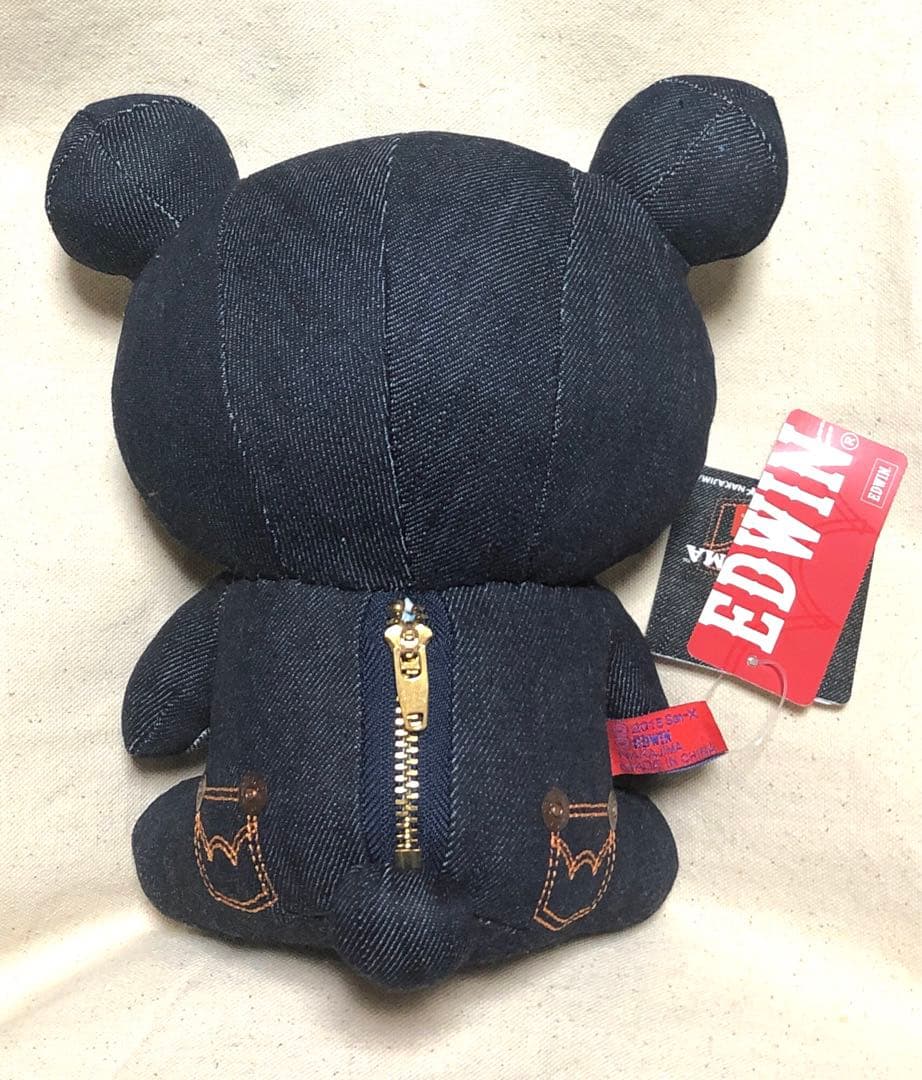 未使用 タグ付き リラックマ エドウィン ぬいぐるみ EDWIN デニム