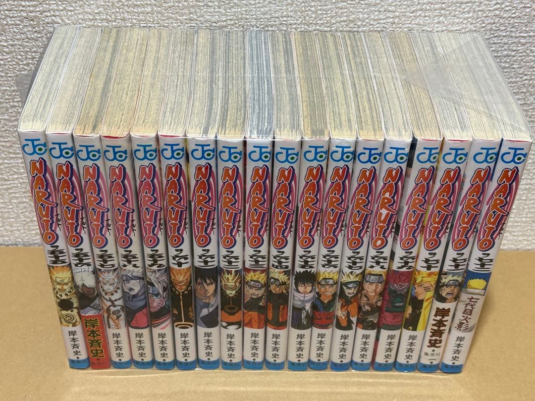 【NRT15m】《ヤケ等有り》NARUTO-ナルト- 全72巻完結全巻セット