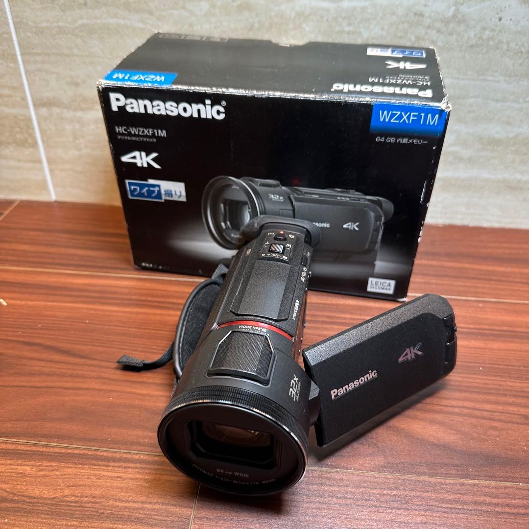 Panasonic HC-WXF1M ビデオカメラ ブラック 1289 HC-WXF1M ビデオカメラ ブラック [4K対応] Panasonic｜パナソニック
