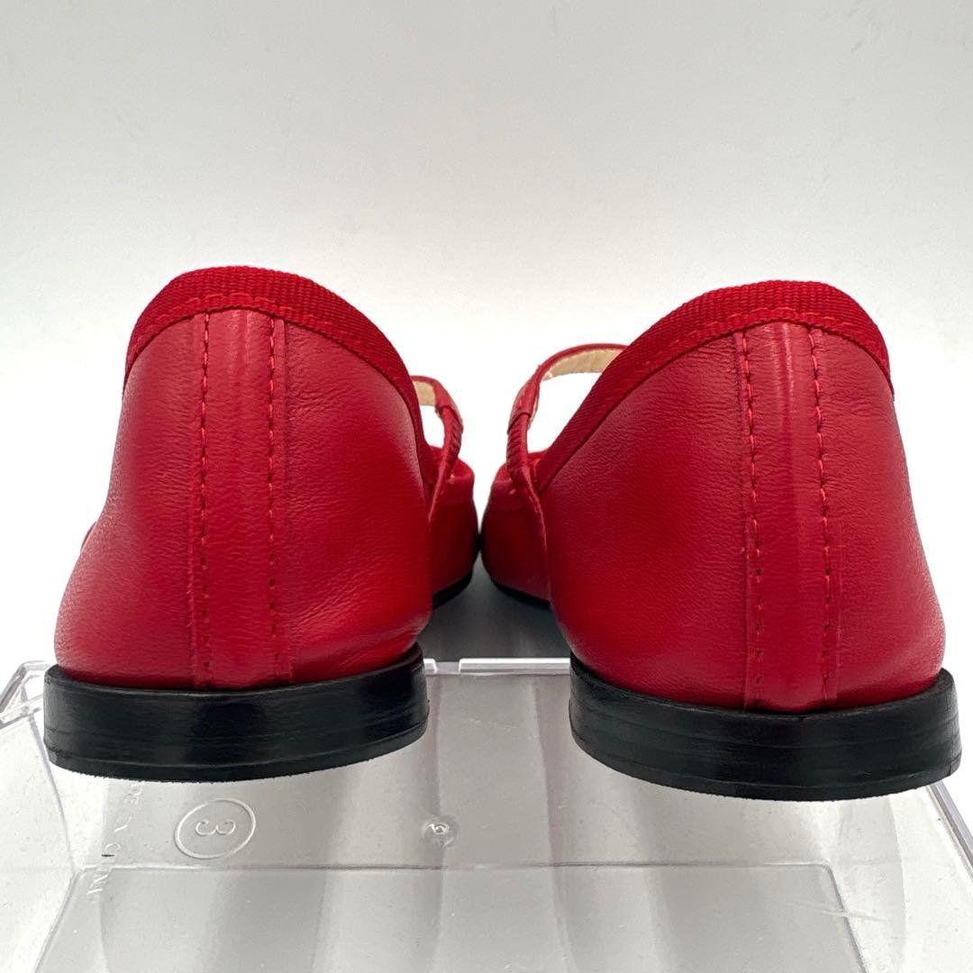 レペット repetto レザー メリージェーン【37】23.5cm レッド