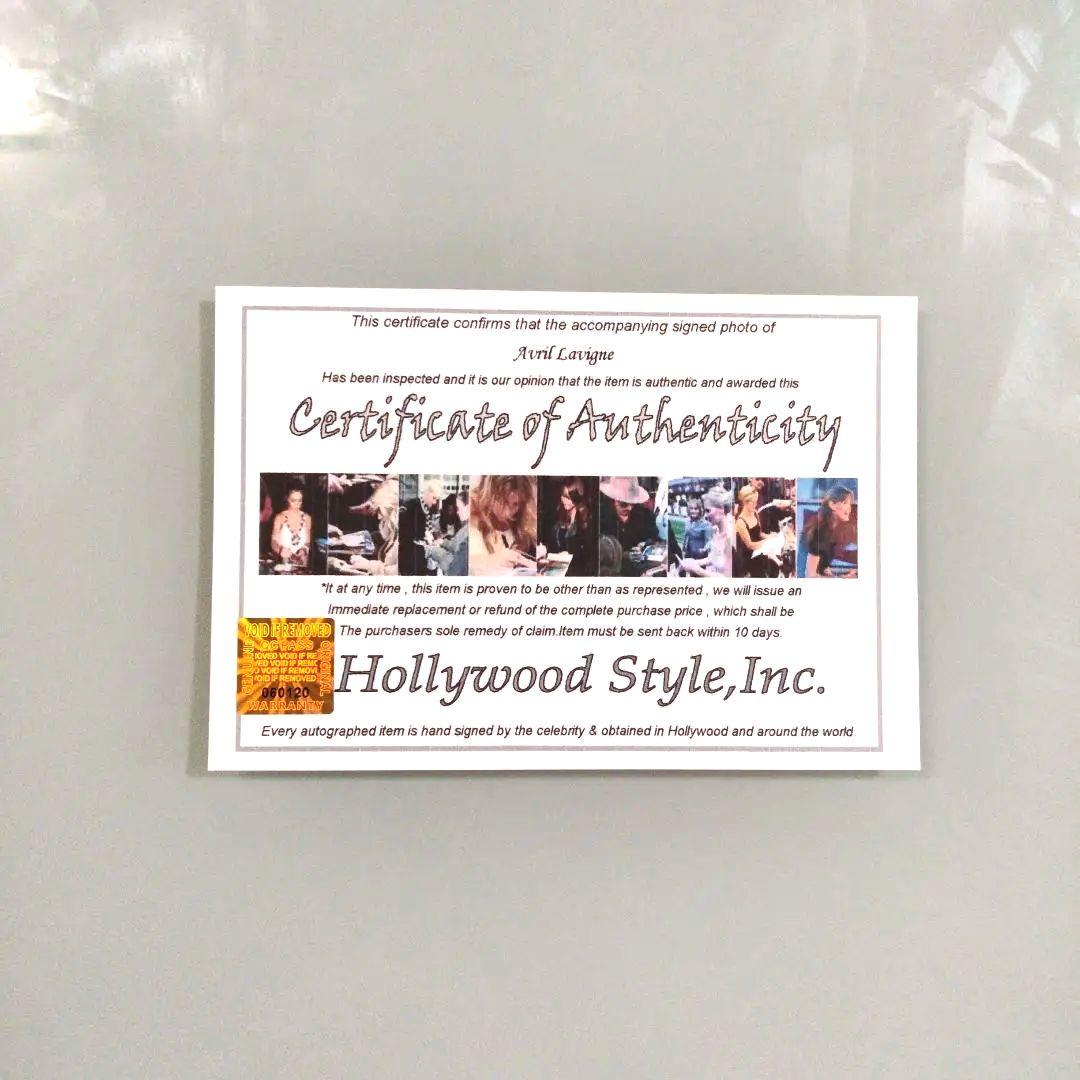アヴリル・ラヴィーン直筆サイン入り2Lサイズ写真‥Avril Lavigne…7