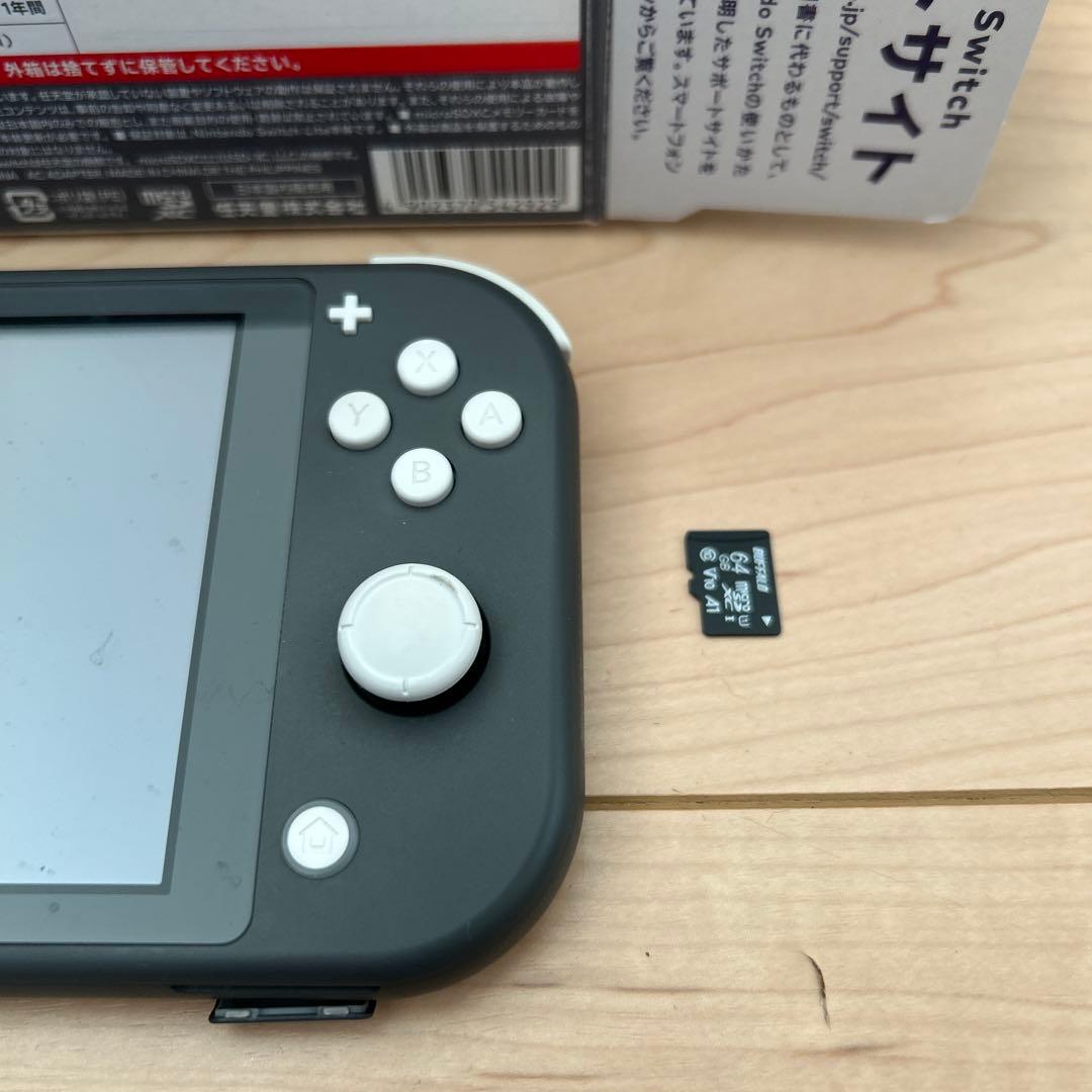 Nintendo Switch Lite グレー＋64GBマイクロSDカード - Nintendo