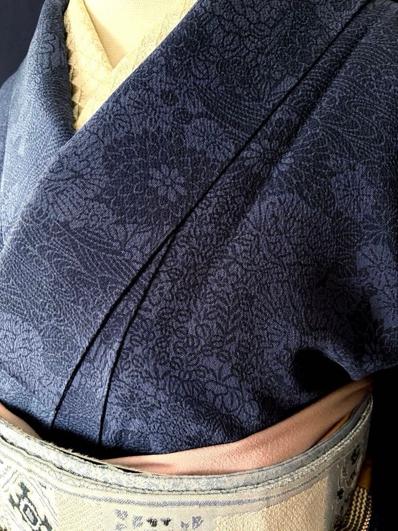 小紋】徳島県阿波天然藍染 天然灰汁醗酵建 藍染の奥ゆかしさの魅力