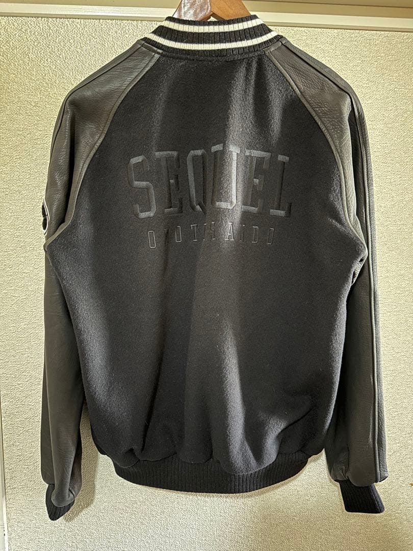 美品 SEQUEL スタジャン Mサイズ 藤原ヒロシ 山下智久 ブラック - メルカリ