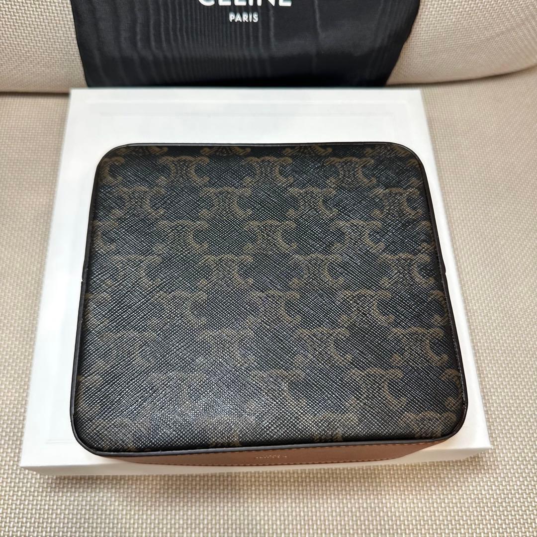正規品】CELINEトリオンフレザートレー アクセサリーボウル