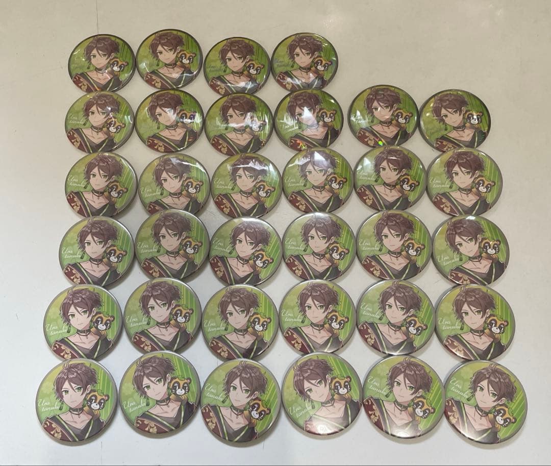 お値下げX15.浦島坂田船 うらたぬき 春ツ2021 缶バッジ 等身 返り咲