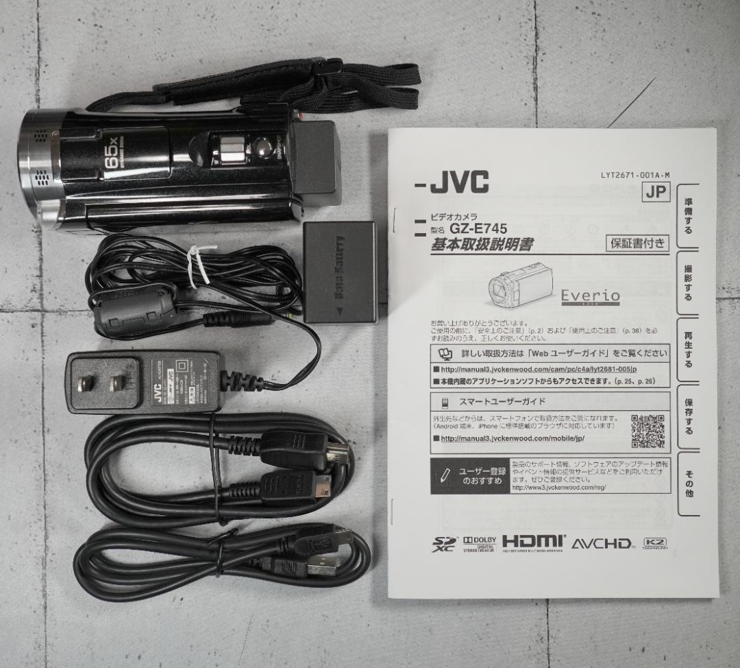 JVC ビデオカメラ Everio GZ-E745 ブラック Amazon | JVCKENWOOD JVC ビデオカメラ EVERIO 内蔵メモリー16GB