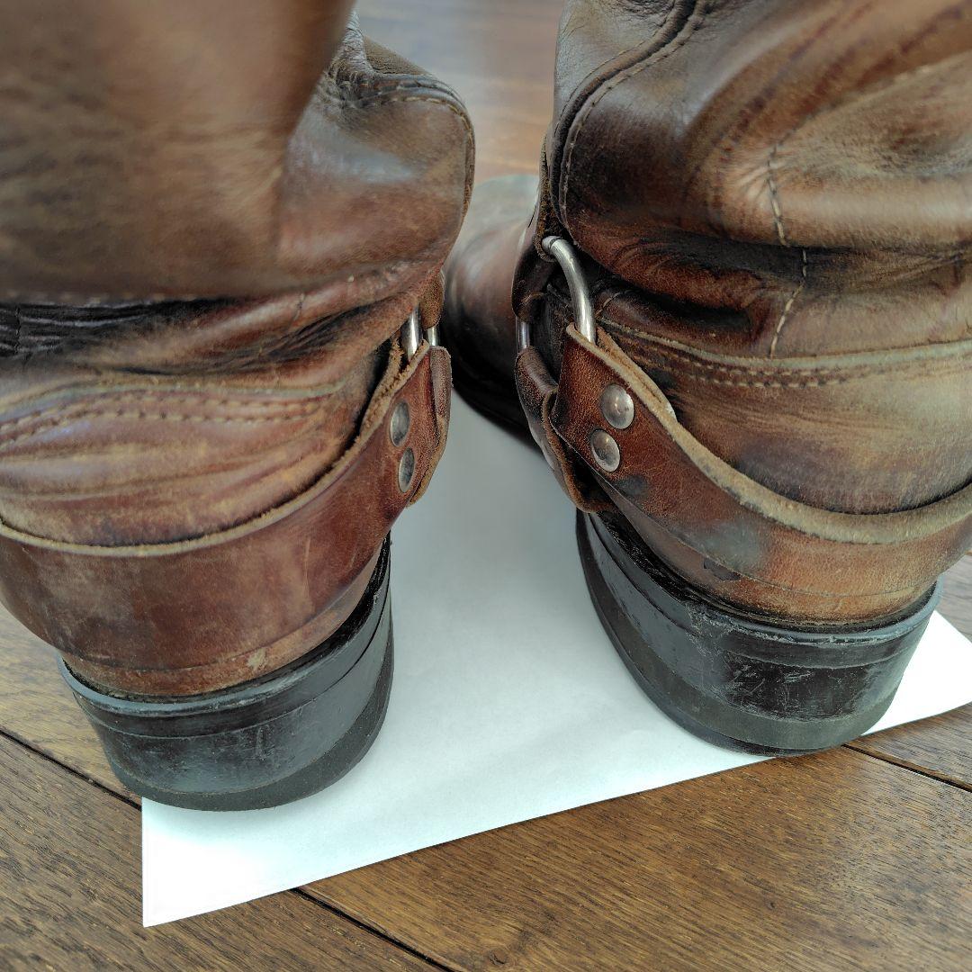 Harley-Davidson ブラウンミドルカットブーツ ヴィンテージ