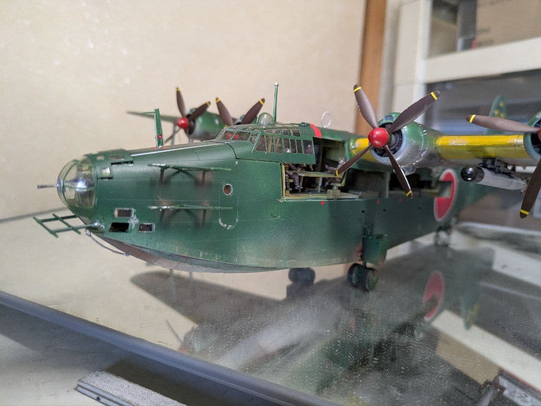 ハセガワ1/72完成品『二式大艇12型』 ハセガワ1/72完成品『二式大型飛行艇12型』詫間海軍航空隊所属機