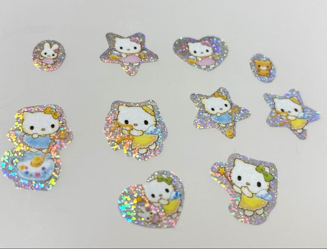 激レア　キティちゃん　フレークシール　平成女児　平成レトロ　ハローキティ 激レア キティちゃん フレークシール 平成女児 平成レトロ ハロー