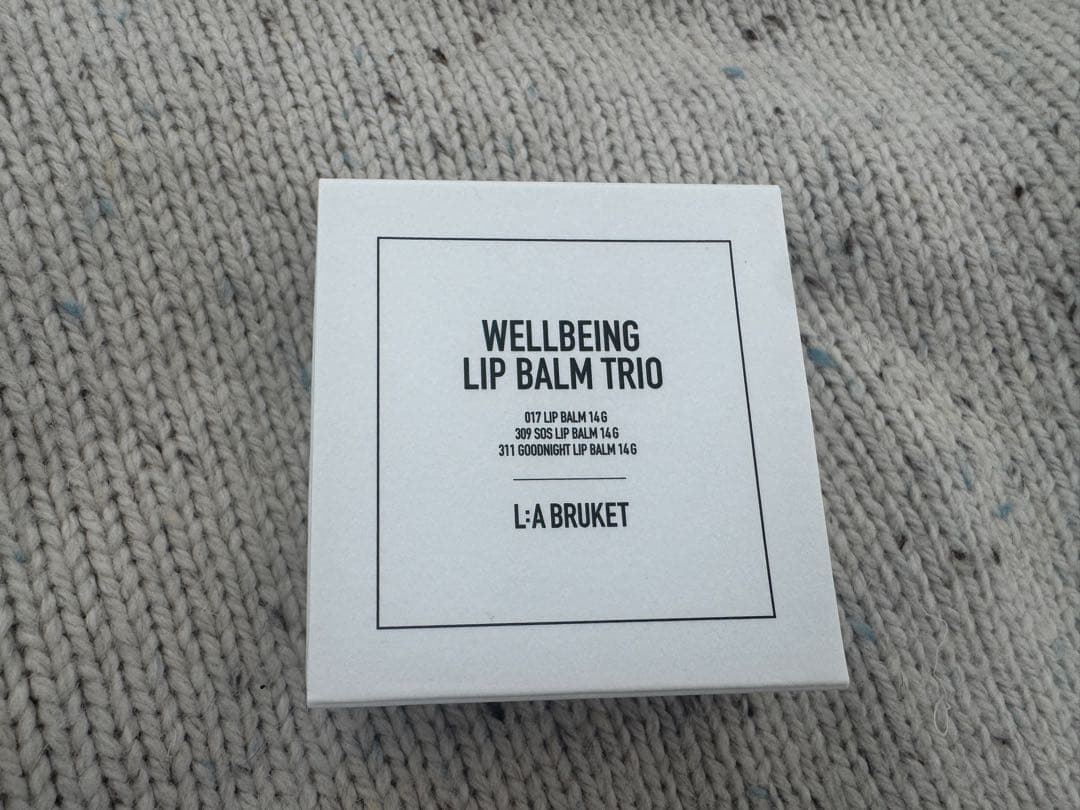 《値下げ‼︎》L:A BRUKET ウェルビーイングリップバームトリオ