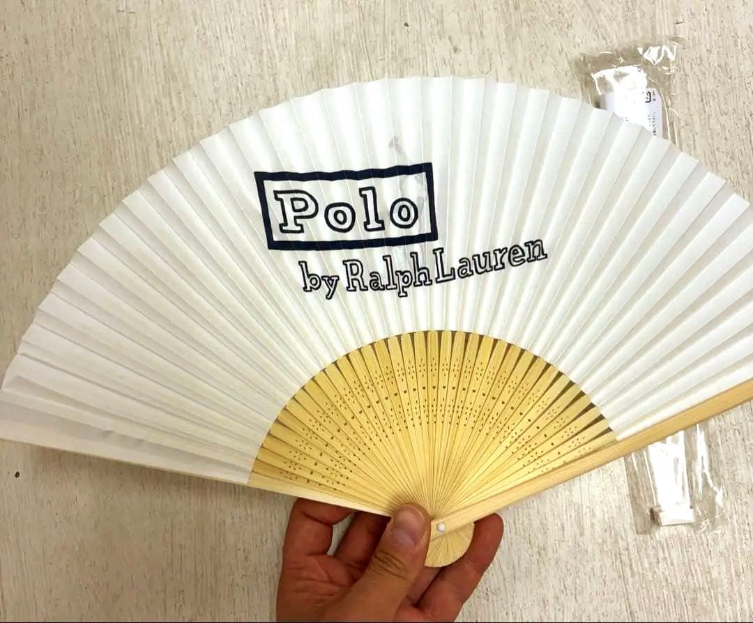 POLO RALPH LAUREN ノベルティ ピンバッジセット＋扇子 - メルカリ