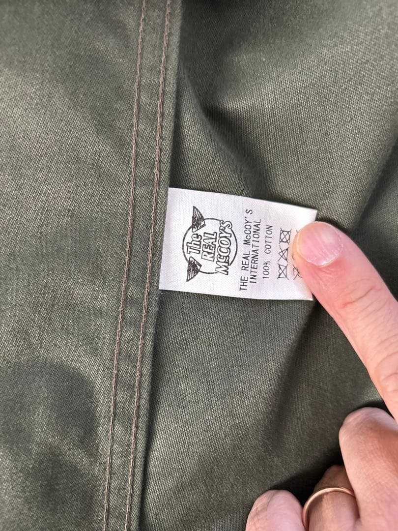 91800 リアルマッコイズ M-1948 モッズパーカー フィッシュテール