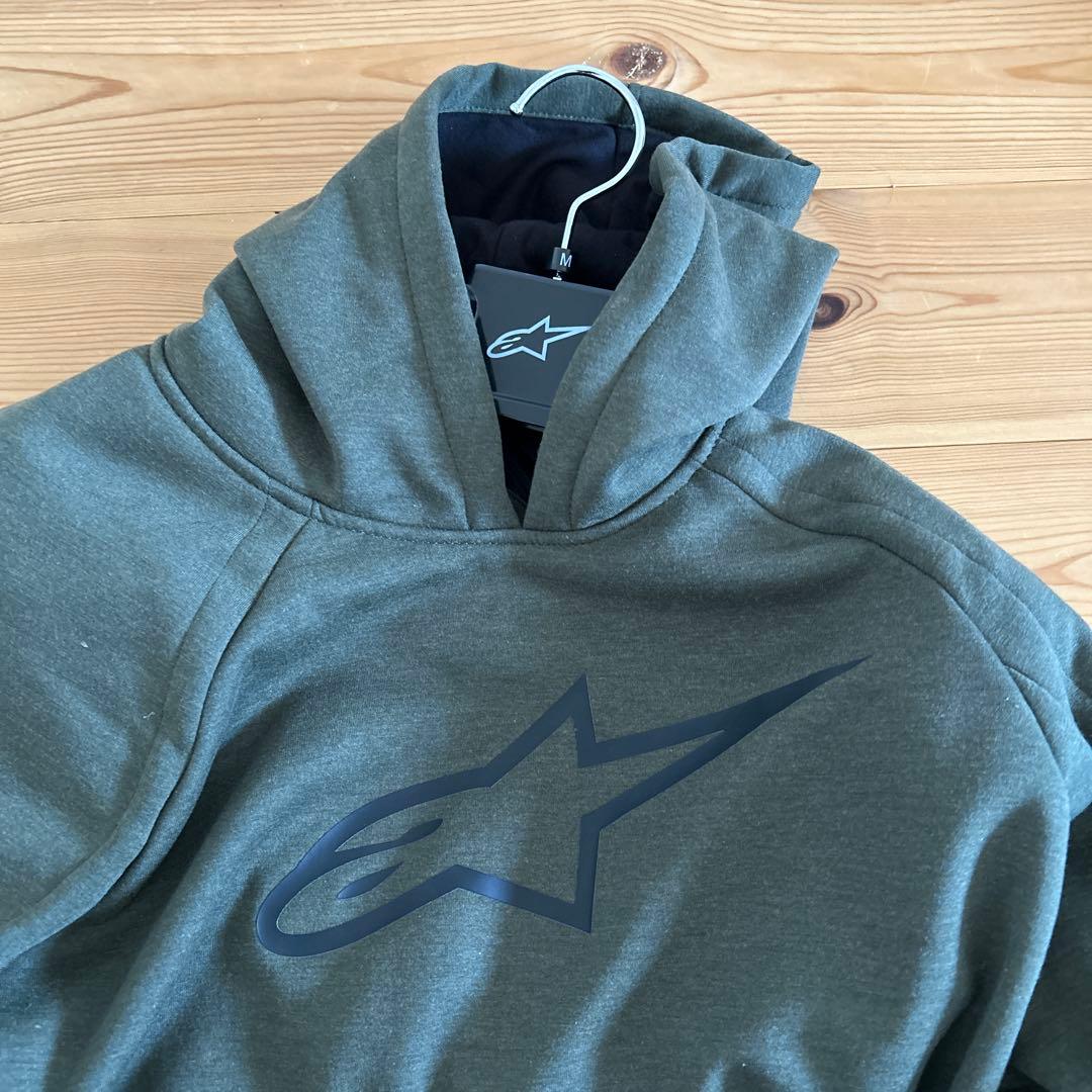 アルパインスターズ パーカー プロテクター入り 色はカーキになります