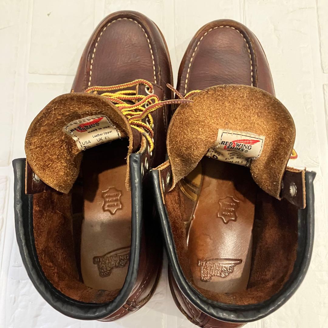 レッドウィング 8138 ブーツ 25.5 モックトゥ アイリッシュセッター