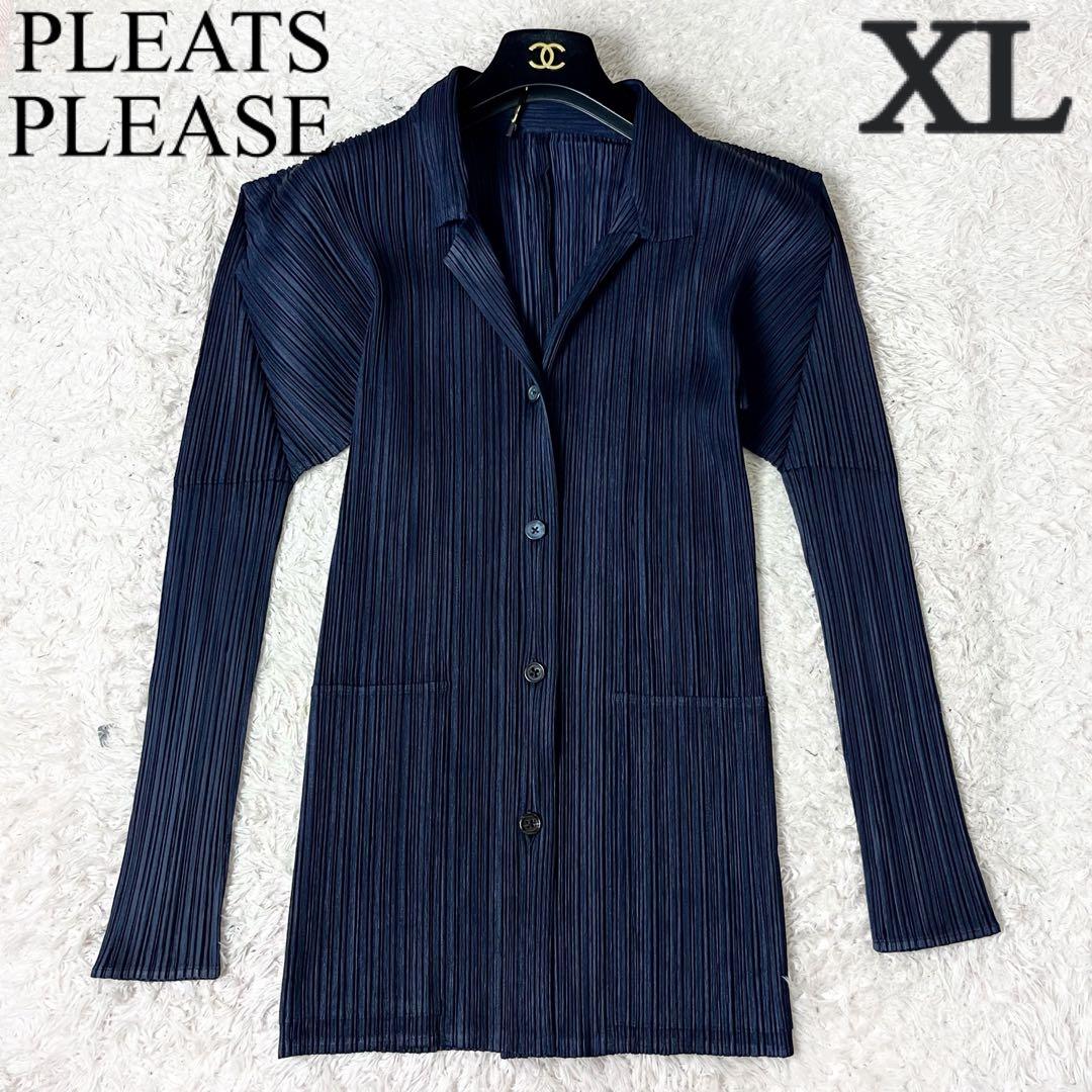30 プリーツプリーズ カーディガン 襟 大きいサイズ ネイビー 紺 XL 4 楽天市場】ISSEY MIYAKE イッセイ ミヤケ PLEATS PLEASE プリーツ