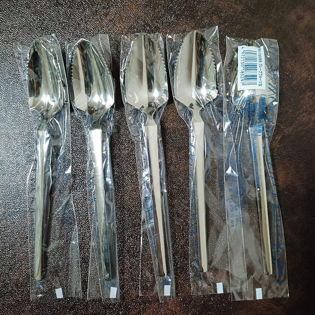 未使用】ラッキーウッド スカンジナビア 18-10 35本 カトラリーセット