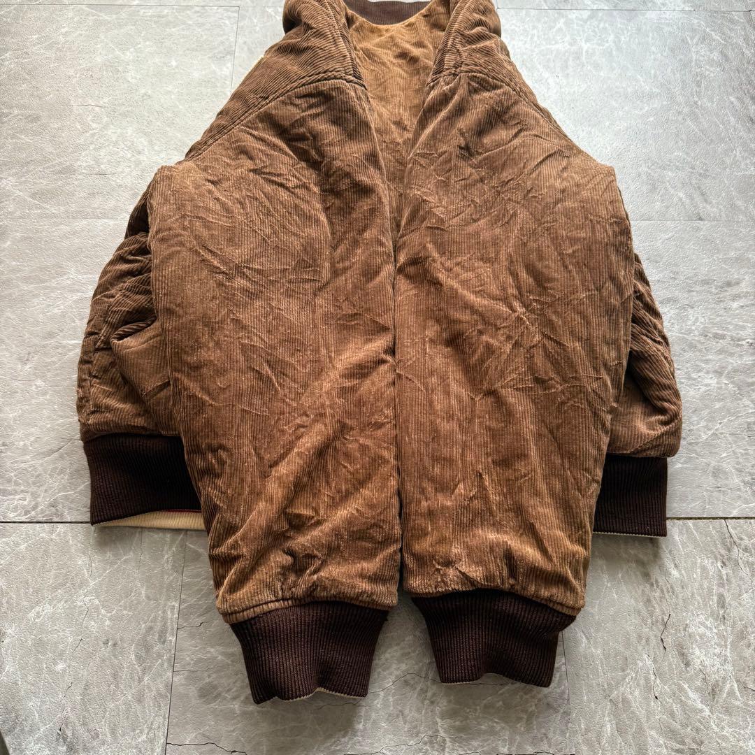 POSH BOY コーデュロイ ウールスタジャン リバーシブル 中綿入り