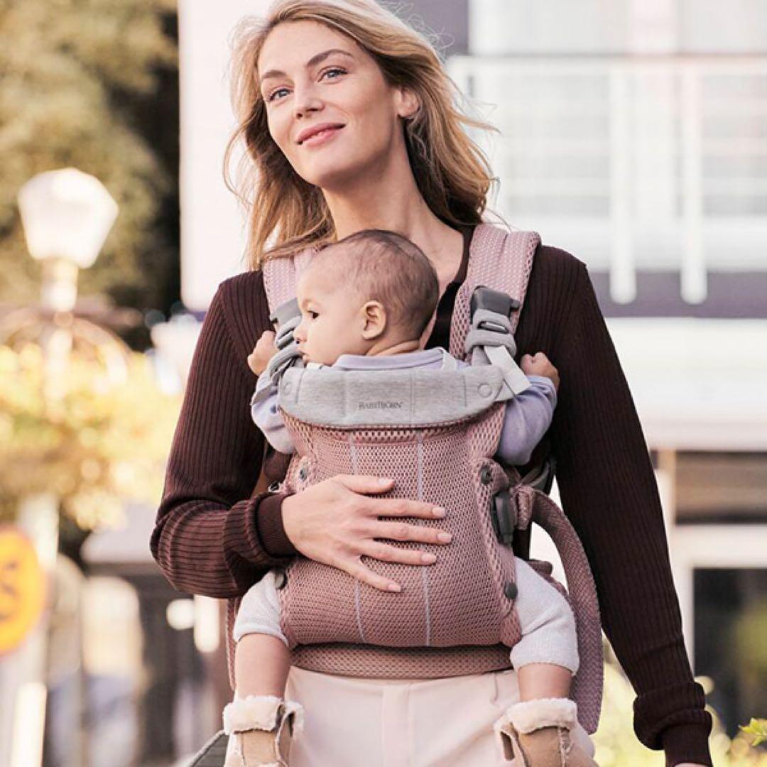 【美品】BabyBjorn ベビービョルン 抱っこ紐 ハーモニー ダスティピンク BabyBjorn ベビービョルン ベビーキャリア ハーモニー HARMONY