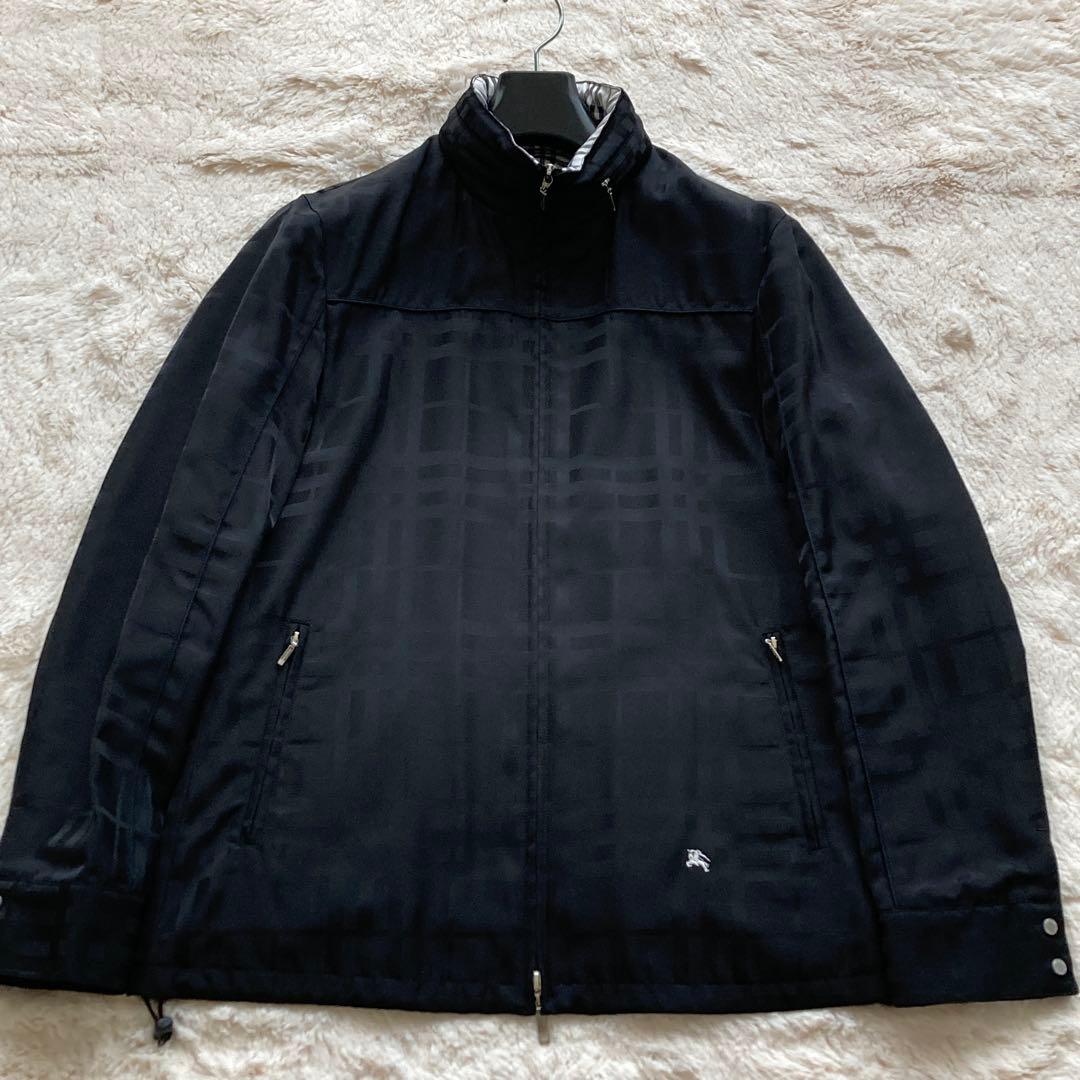 極美品】バーバリーブラックレーベル シャドウチェック ブルゾン