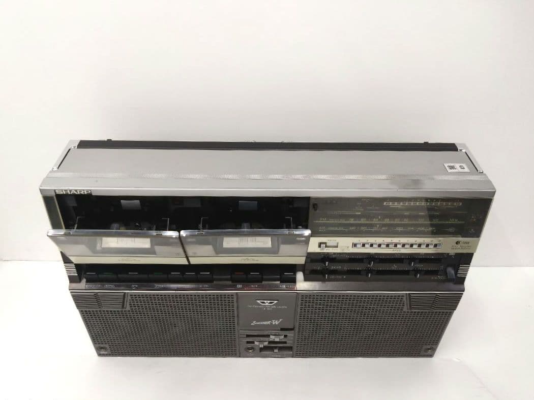 希少 SHARP GF-808 ラジオ カセットレコーダー ザ・サーチャー W