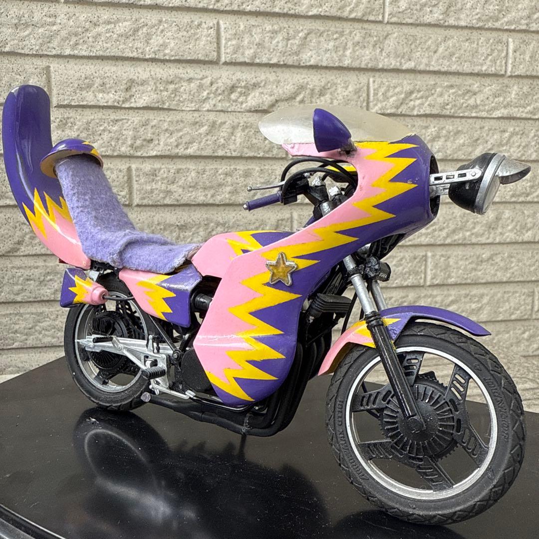 俺のマシン CBX400F当時物 旧車會 暴走族 ロケット 3段シート 1/12