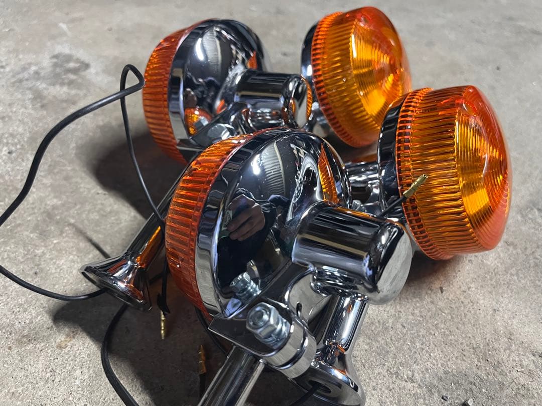 BigOne製 オレンジZ2ウィンカー4個セット クローム仕上げ - メルカリ