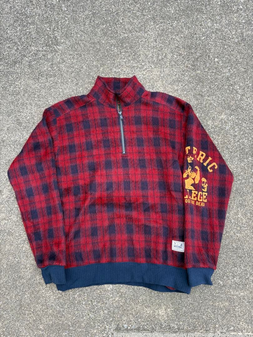 HYSTERIC GLAMOUR ハーフジップ プルオーバー - メルカリ