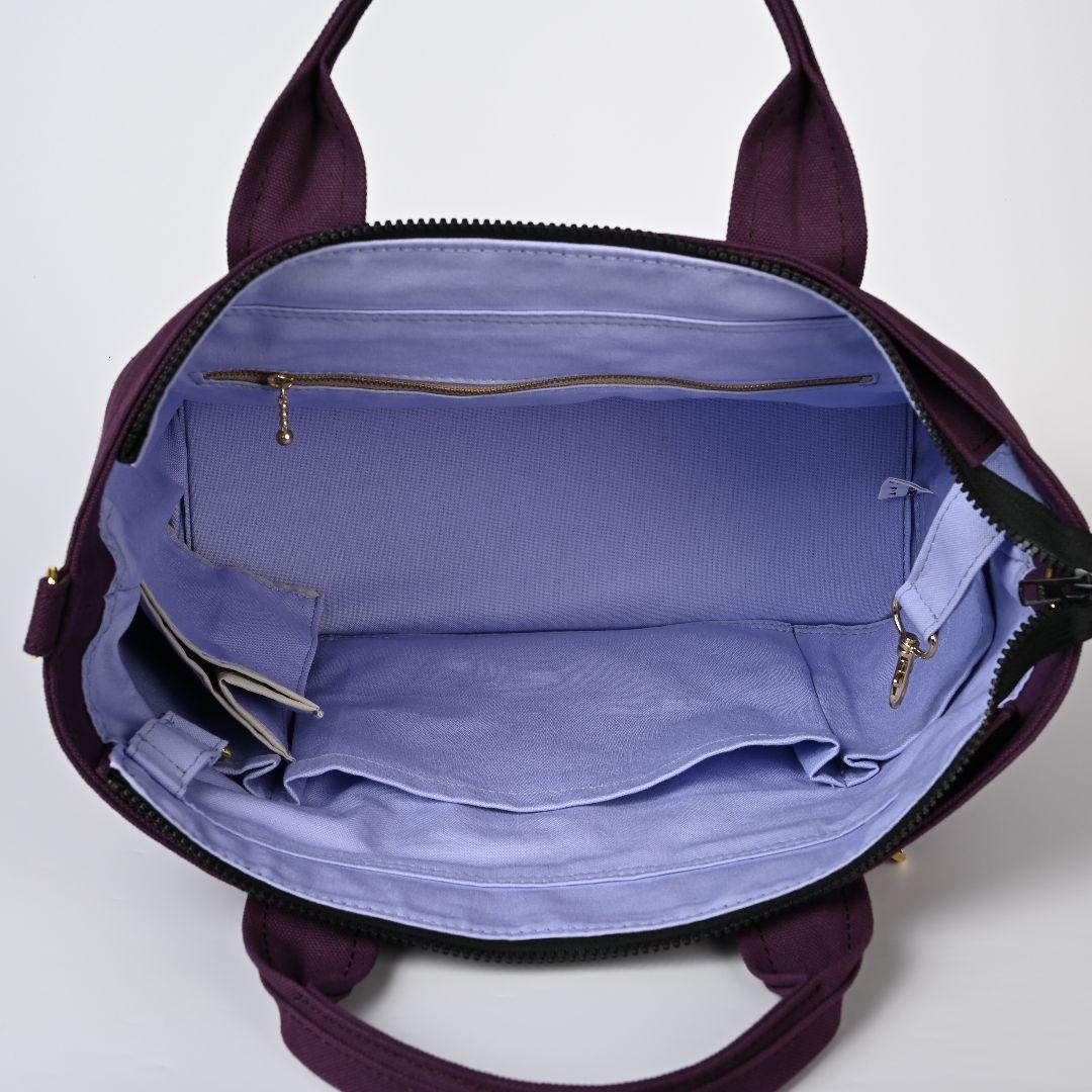 [富永佳代]8号/11号×旧倉敷帆布×8番糸 トートバッグ特大