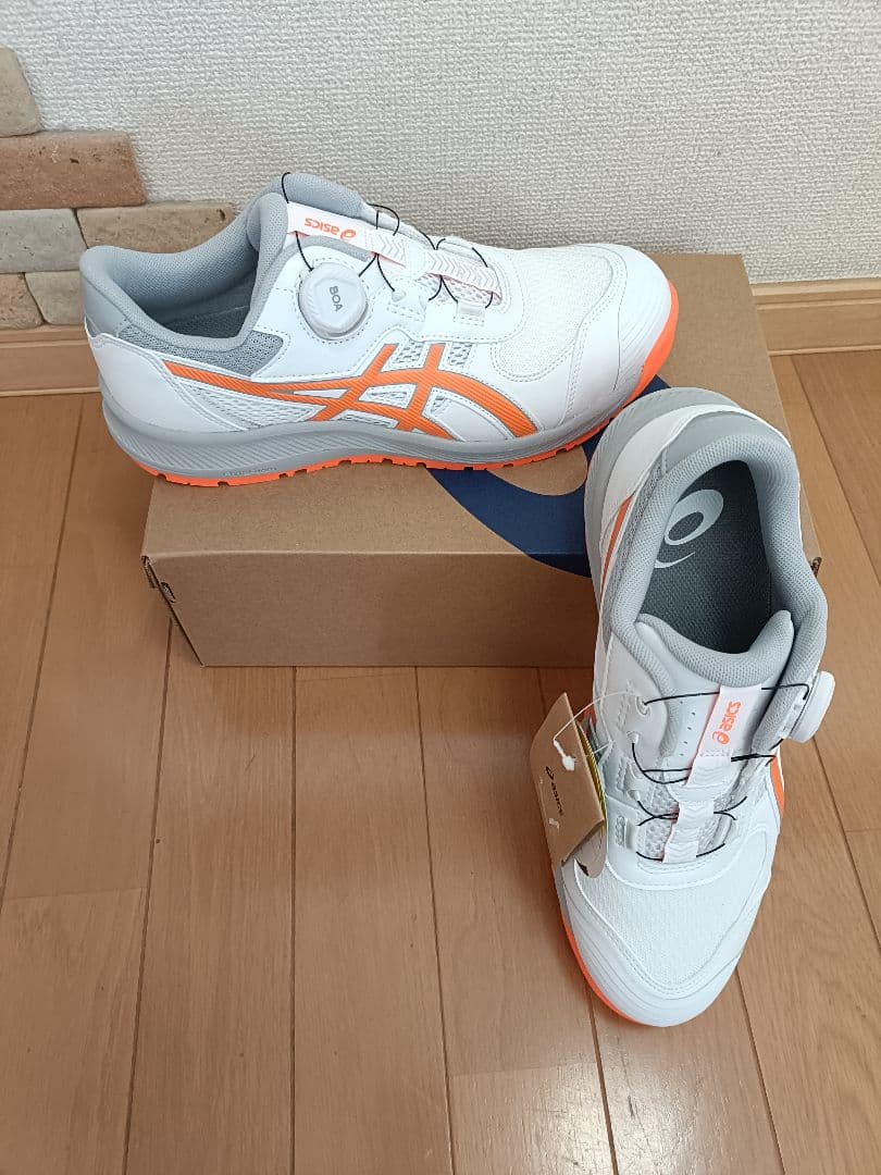 アシックス/asics/CP-219/25.5/BOA/Wh-OR安全靴