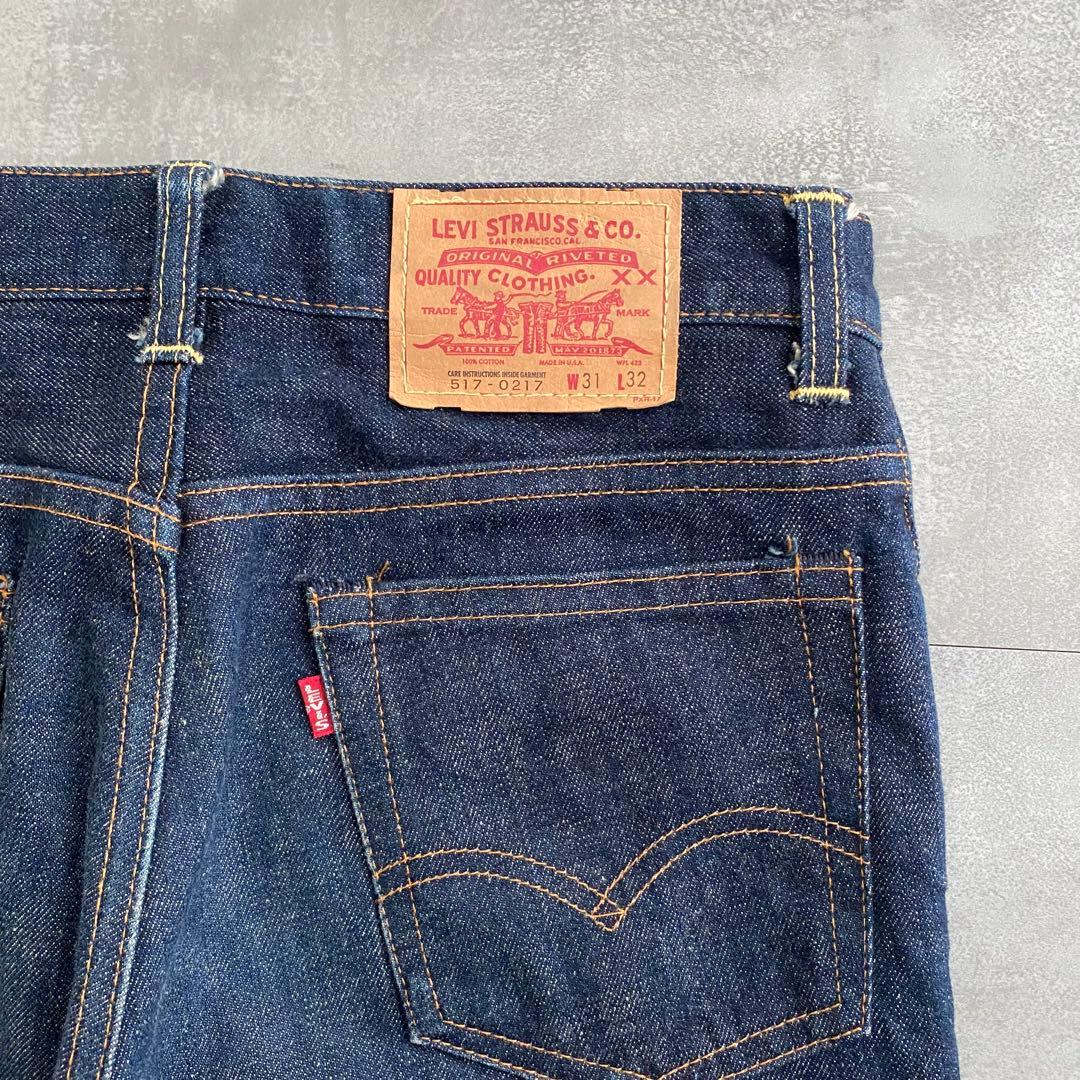 極美品】リーバイス 517 刻印555 バレンシア工場製 ビッグE W31 - メルカリ