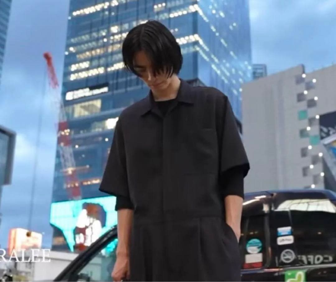 矢野崇人着用 AURALEE 20SS ジャンプスーツ つなぎ オールインワン