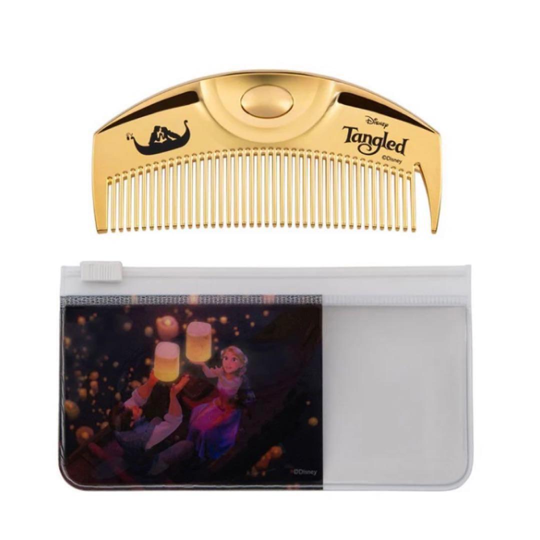 【新品未開封】ラブクロム ラプンツェル K24GPツキ ゴールド ヘアコーム ラブクロム/ディズニー/ラプンツェル/K24GPツキ ゴールド