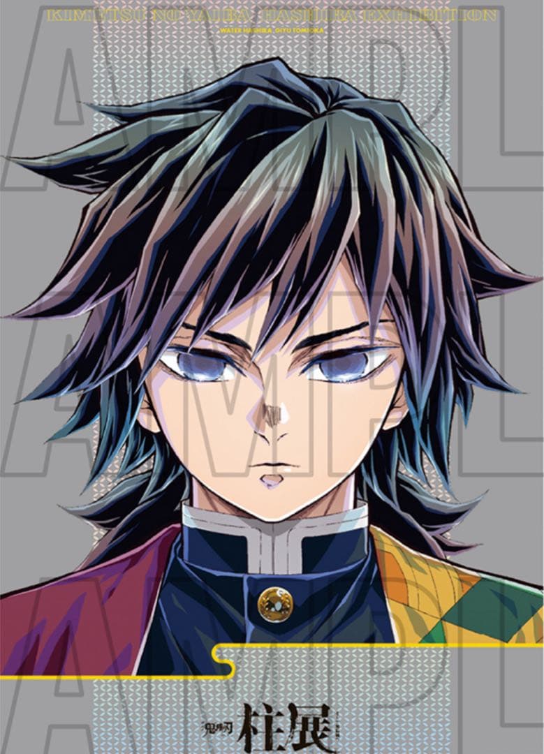 鬼滅の刃 冨岡義勇 柱展 キービジュアルプレミアムポスター B2 鬼滅の