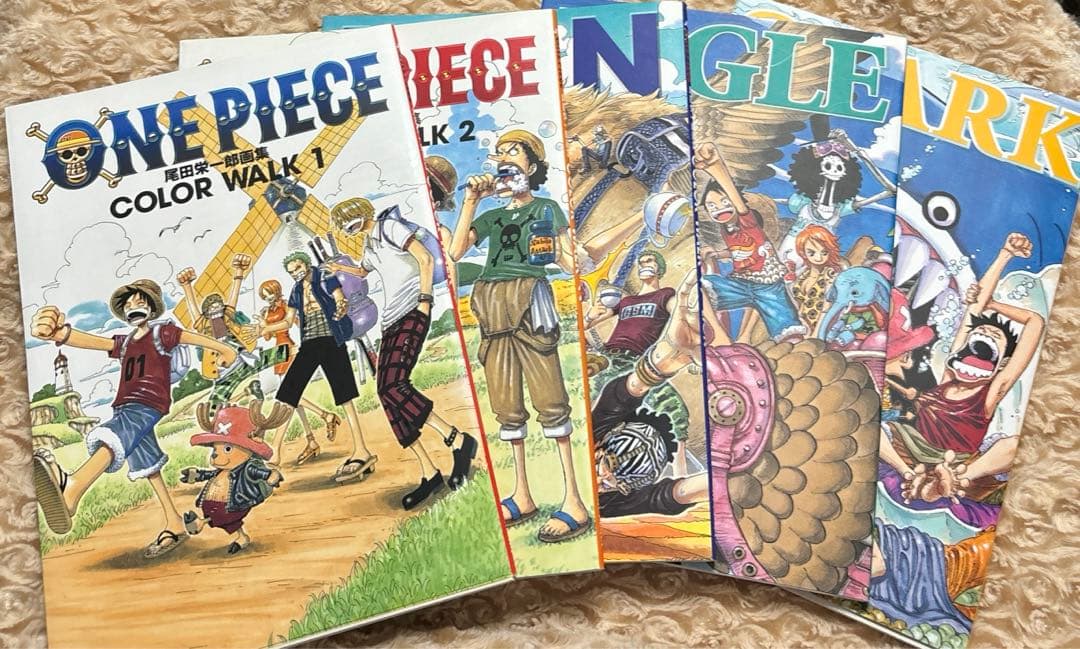 ワンピース 尾田栄一郎画集 COLOR WALK 1〜5 セット - メルカリ