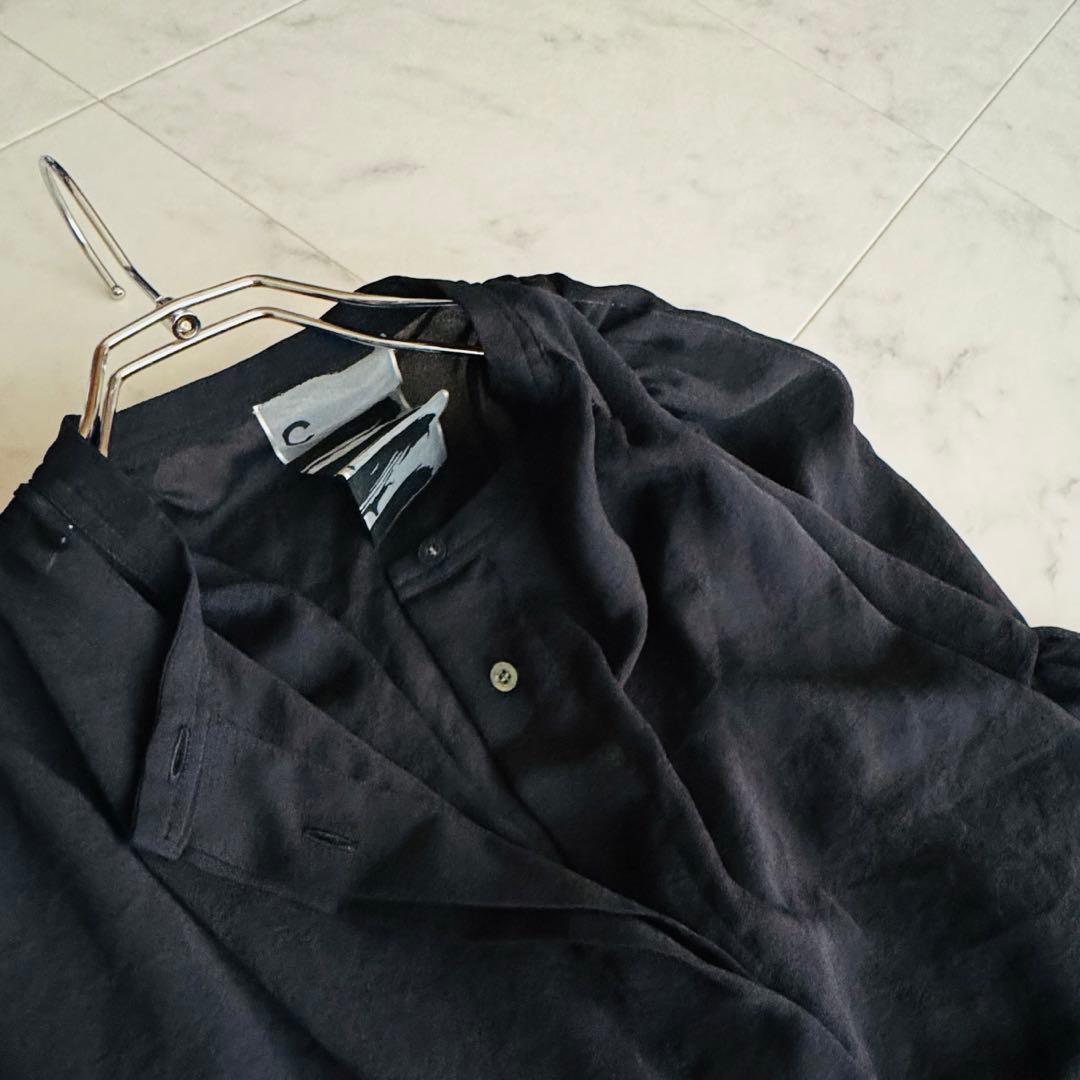 極美品 Chaos カオス リマノス ギャザーブラウス シアー オーバー