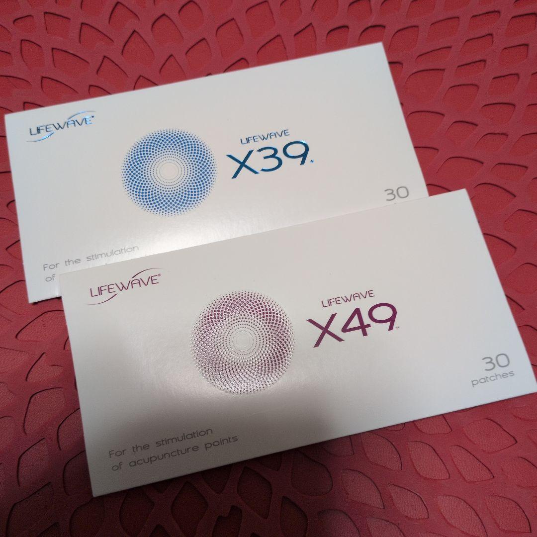 LIFEWAVE ライフウェーブX39＆X49 エックスサーティナイン ライフウェーブ X39 パッチシール 30枚 説明書