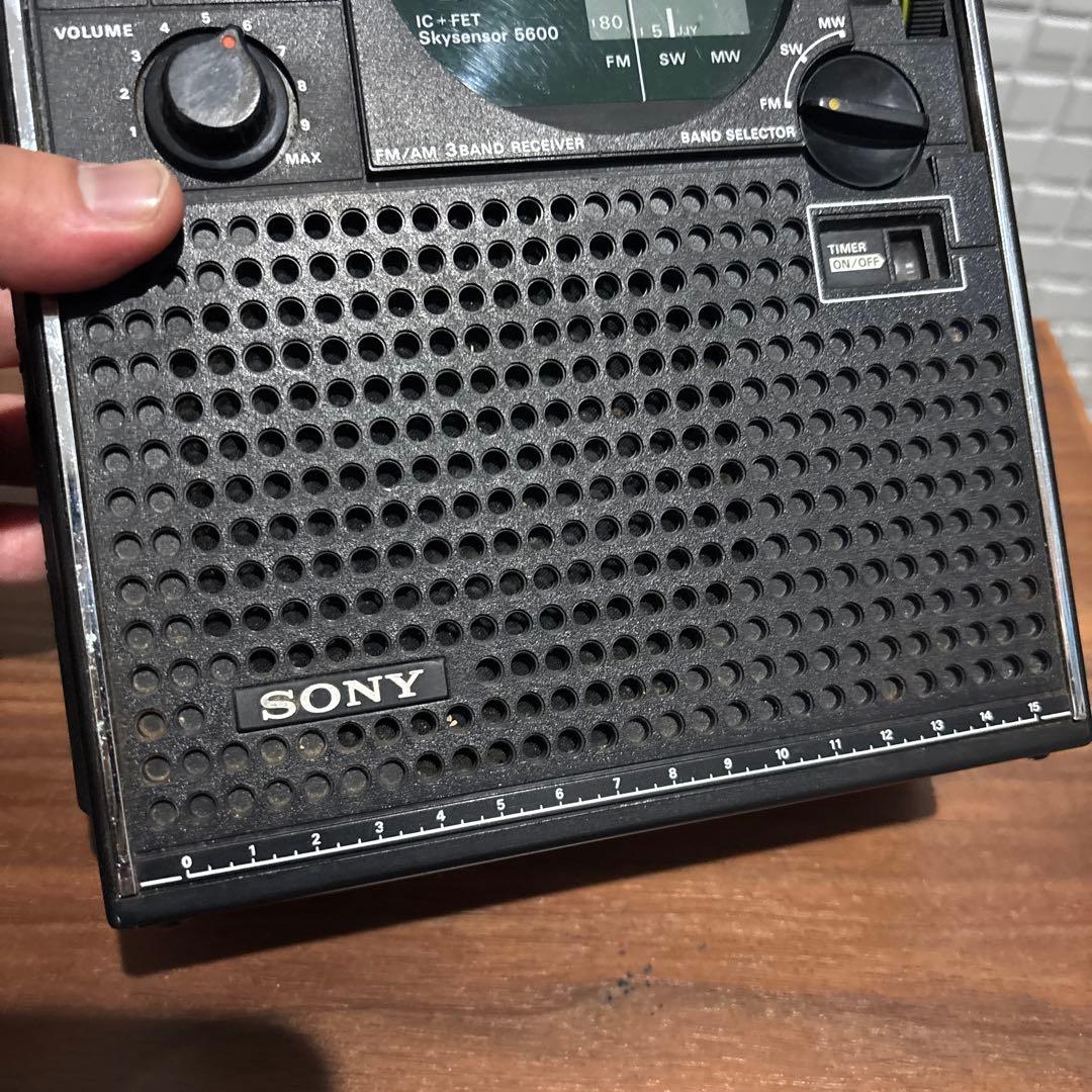 SONY ソニー スカイセンサー ICF-5600 昭和レトロ ジャンク扱い - メルカリ