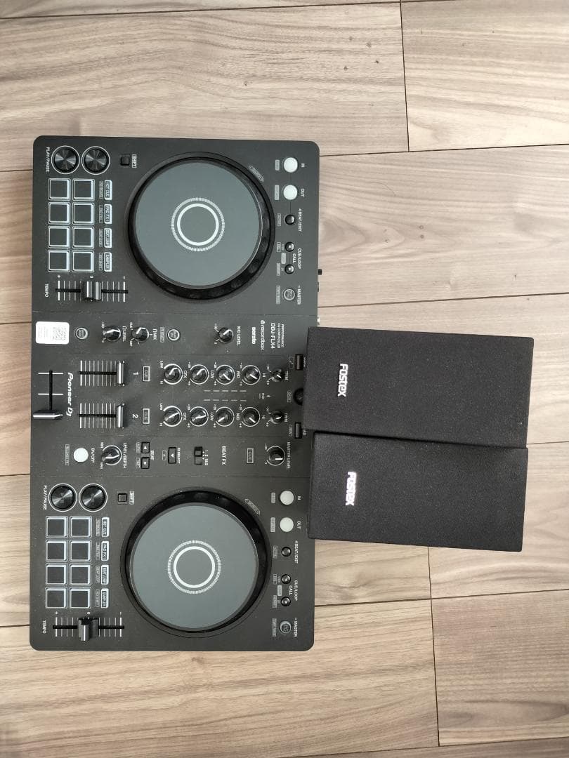Pioneer DJ DDJ-FLX4 DJコントローラー＆スピーカーセット Pioneer DJ DDJ-FLX4 + ヘッドホン + DM-40D スピーカーセット 【Power