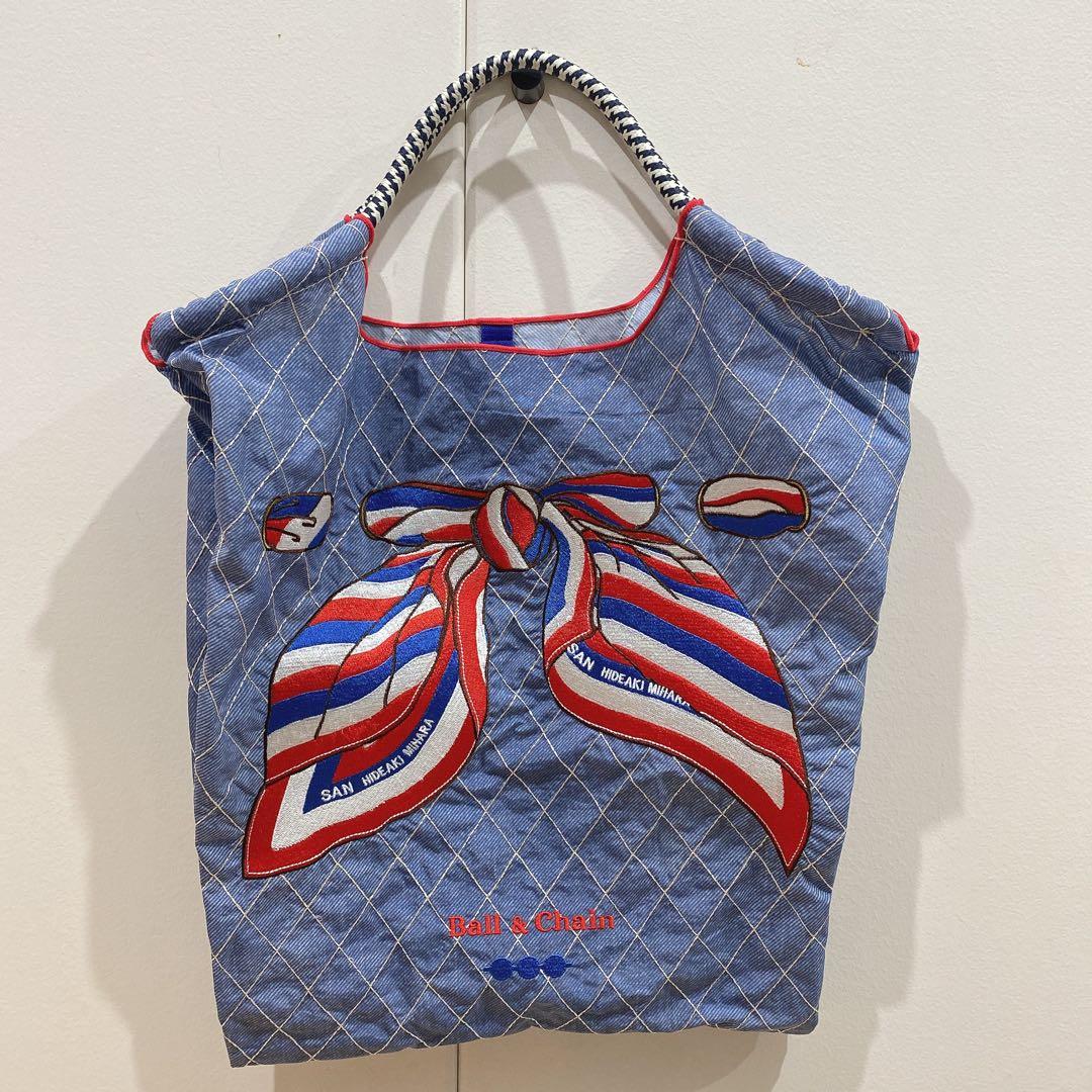 表参道限定Ball＆Chainエコバッグ ボール＆チェーン Mサイズ スカーフ