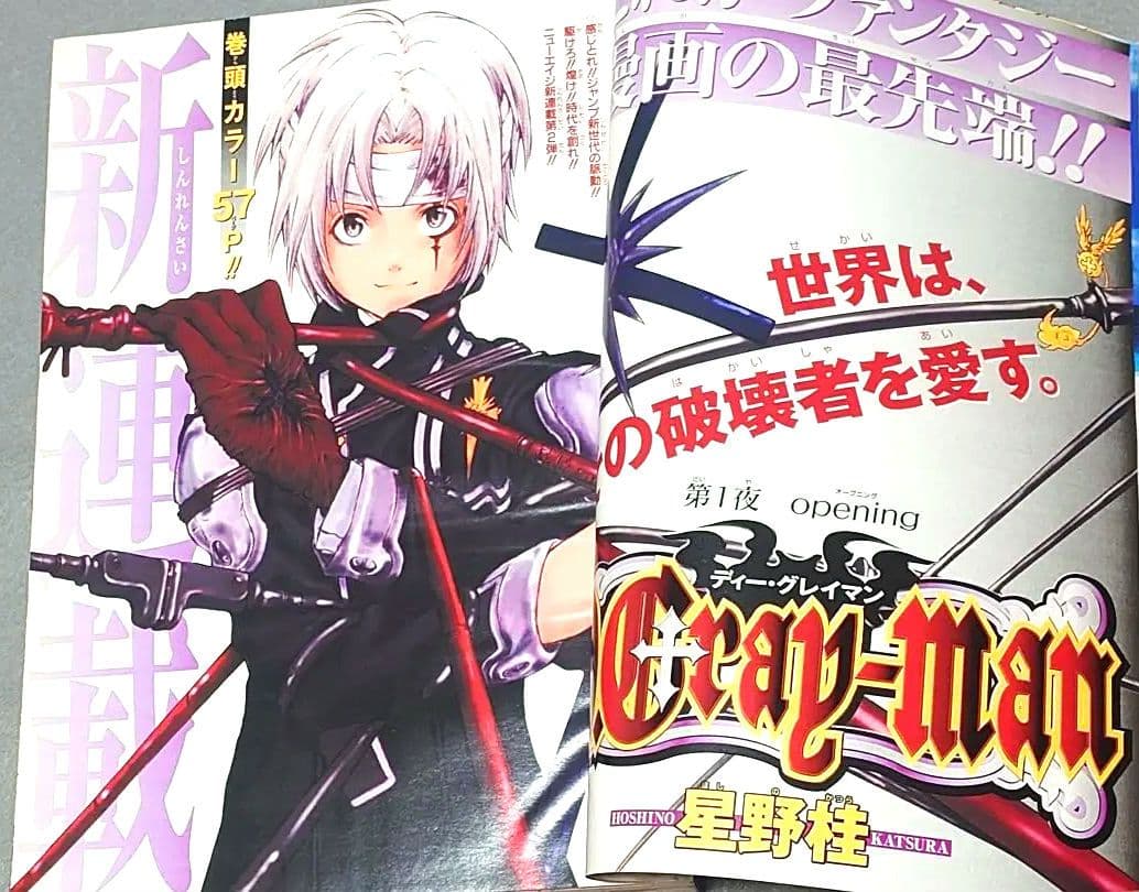 少年ジャンプ2004年27号D.Gray-manディー・グレイマン新連載/星野桂