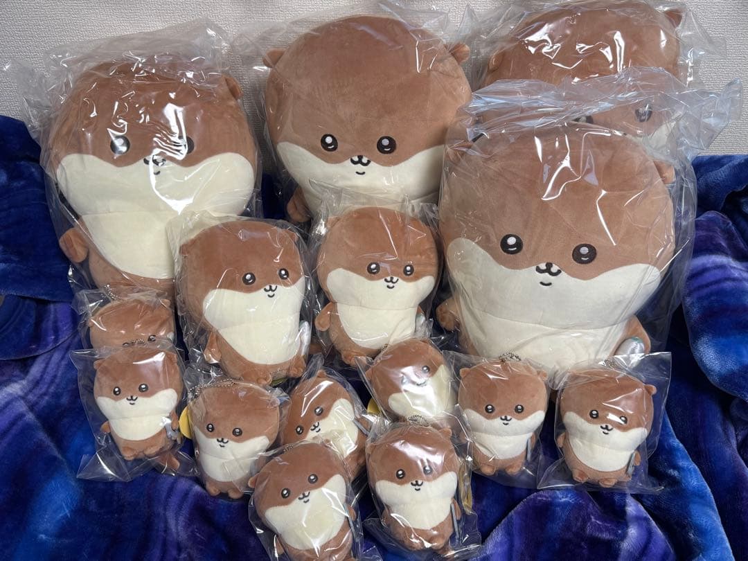 ナガノ カワウソくじ B賞 C賞 D賞 ぬいぐるみくじ マスコット 15点