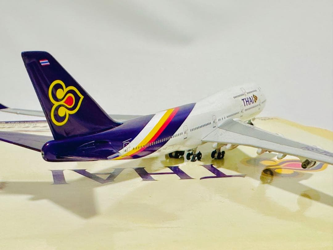 Gemini 1/400 B747-400 THAI タイ航空 - メルカリ