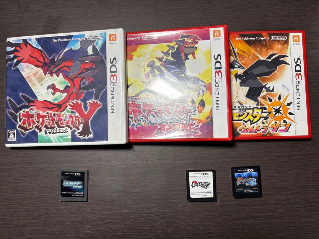 ニンテンドー3DS／DS ポケットモンスター ソフトセット（計6本） ポケットモンスター 3DS・DSソフト 6点 ポケットモンスター 3DS・DS