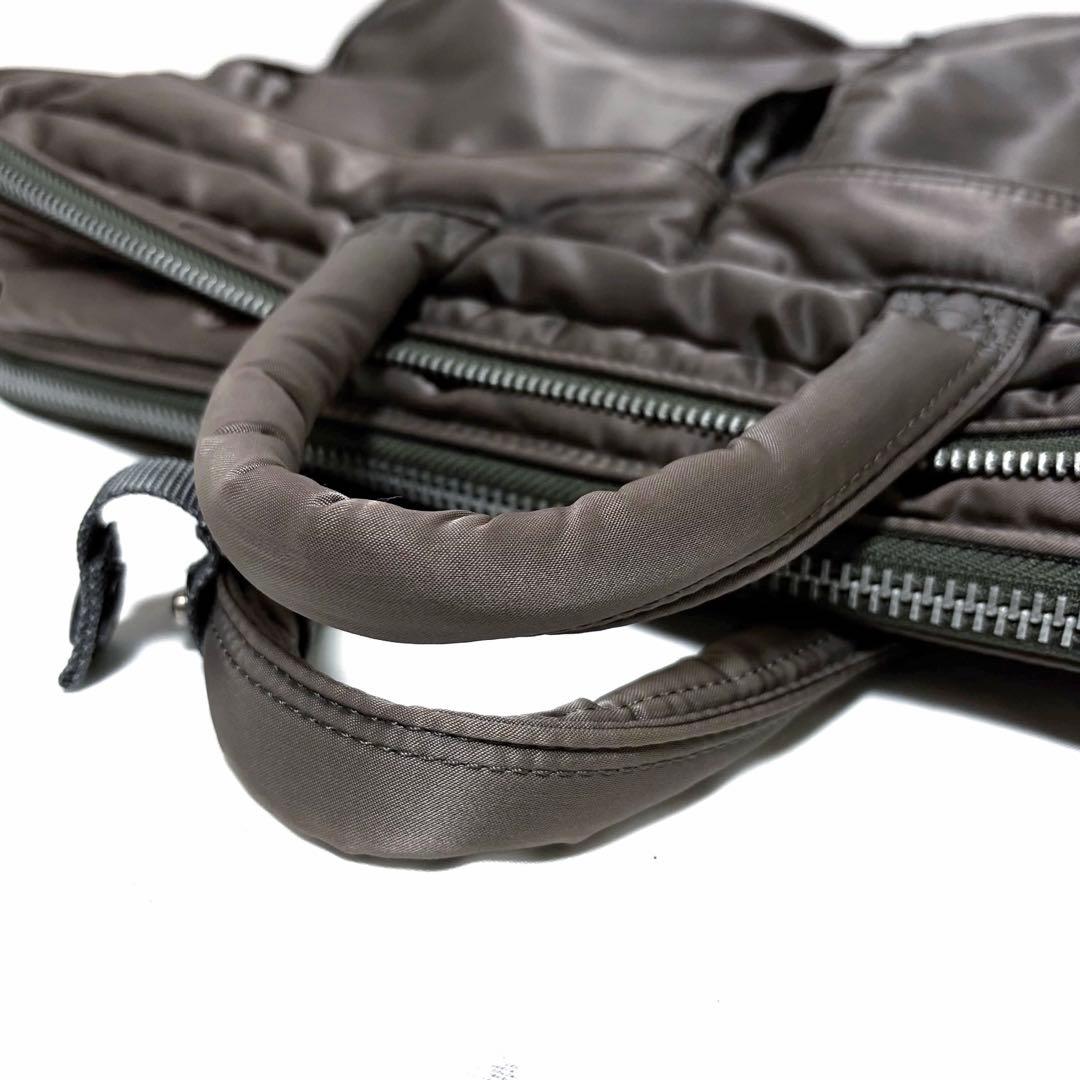 新型✨極美品 ポータータンカー ビジネスバッグ3way 2層 A4可 グレー