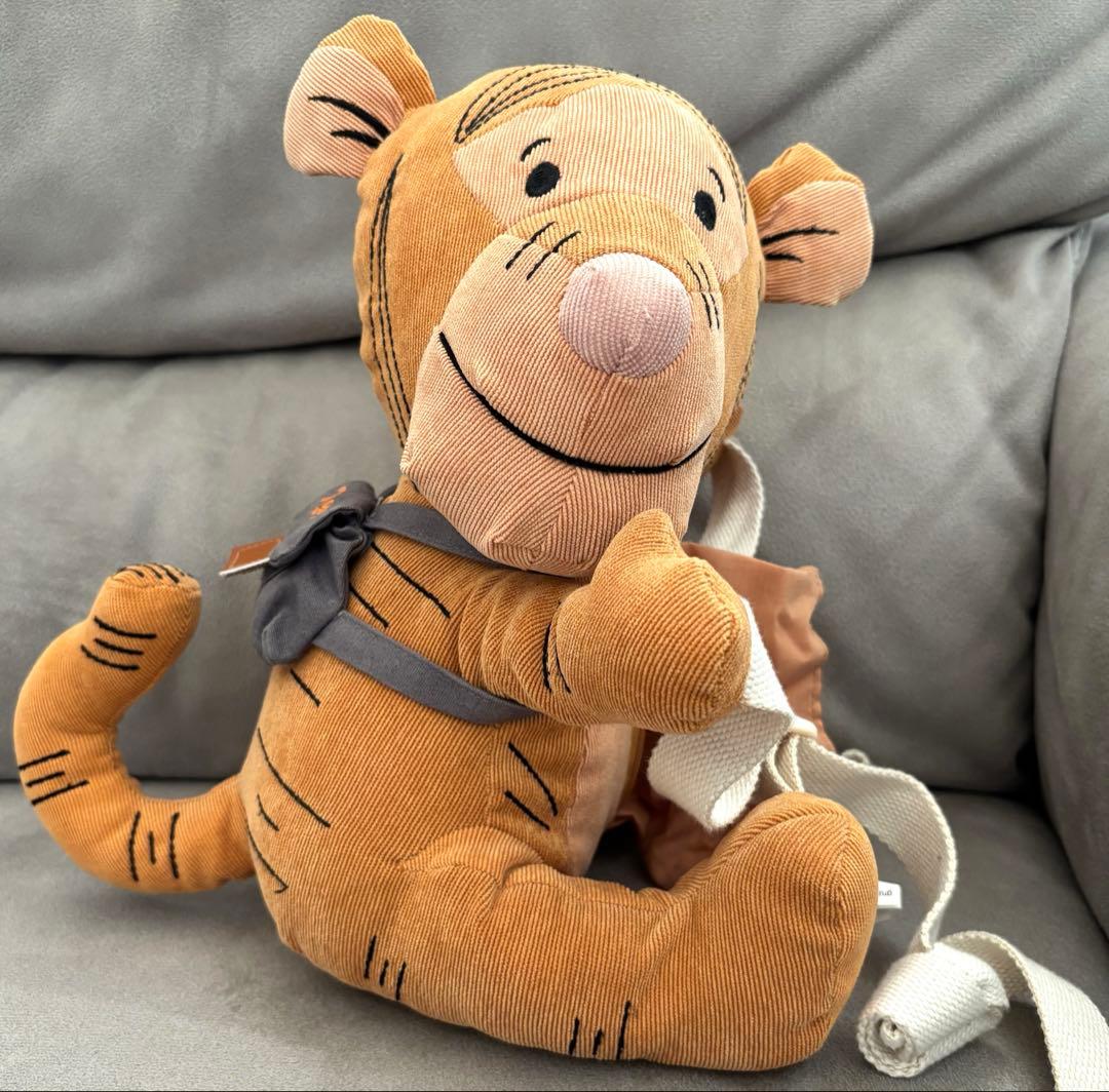 ZARAキッズ】ディズニー ティガー ぬいぐるみ リュック くすみカラー