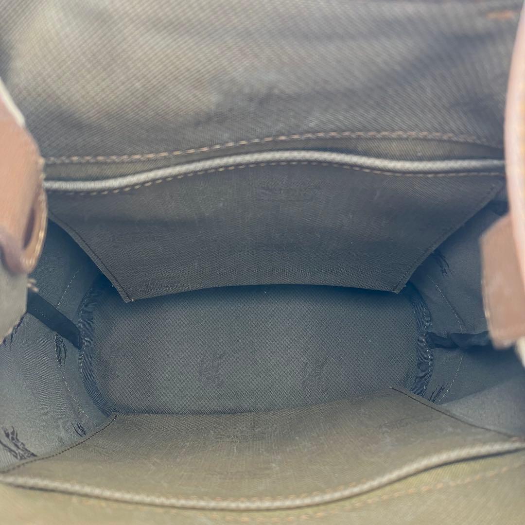 希少 バーバリー 月桂樹 ショルダーバッグ ノバチェック シャドー